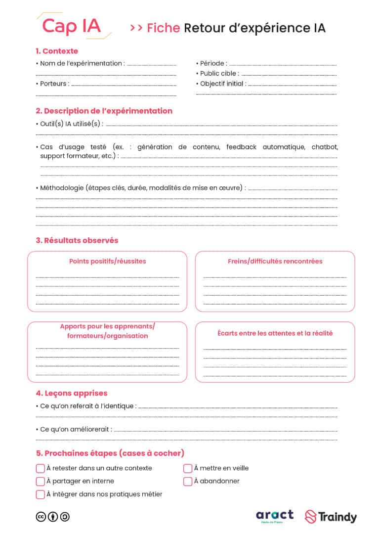 Cap IA - Canevas REX