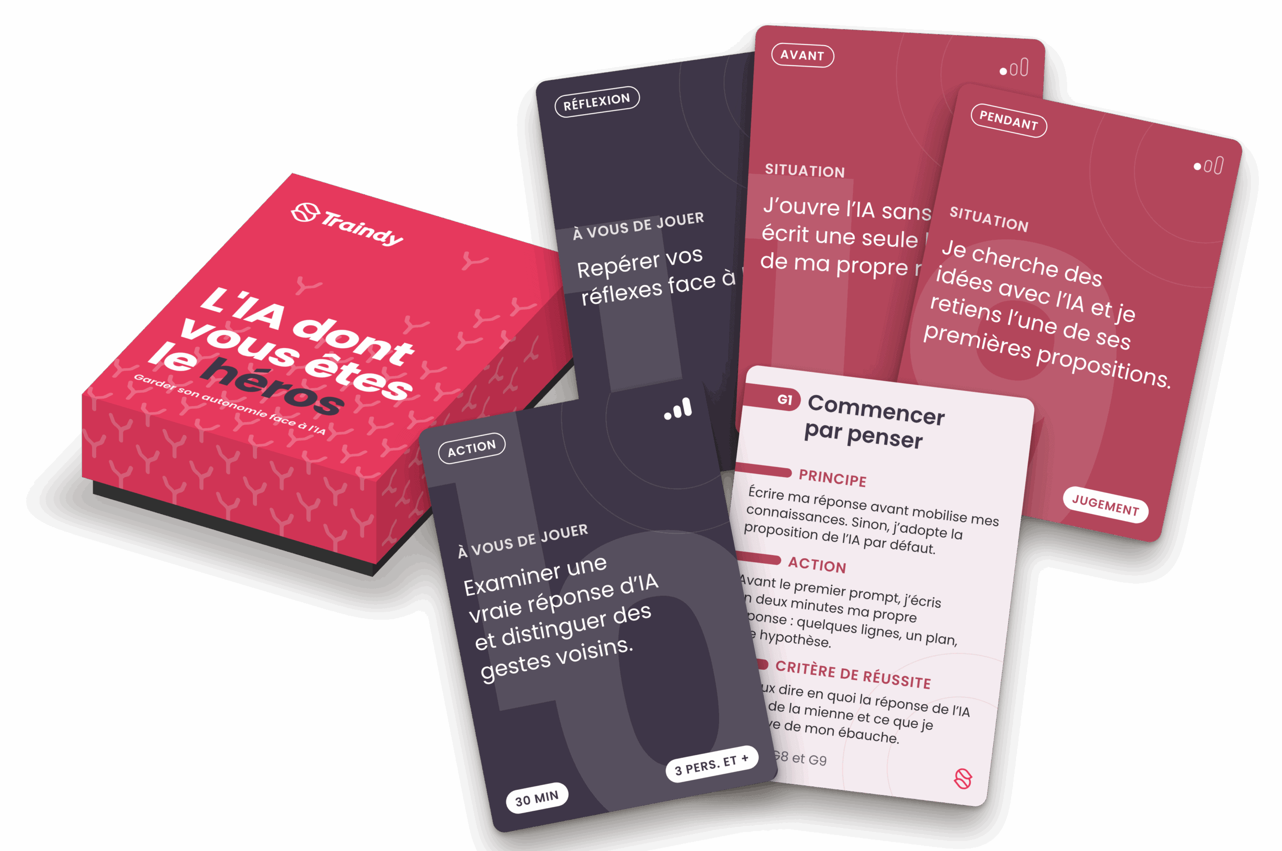 Jeu de carte - L'IA dont vous êtes le héros - Traindy